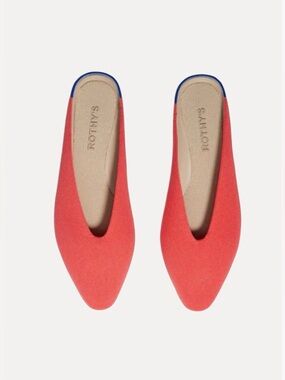 Rothy's Almond Toe Flat Mule Melon Size 6.5